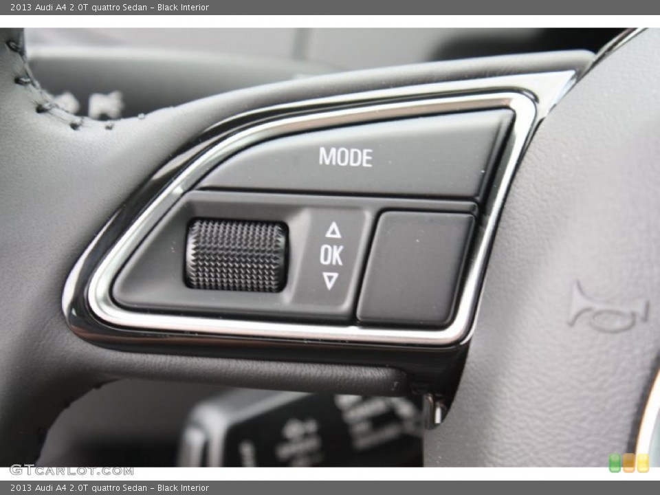 Black Interior Controls for the 2013 Audi A4 2.0T quattro Sedan #78804950