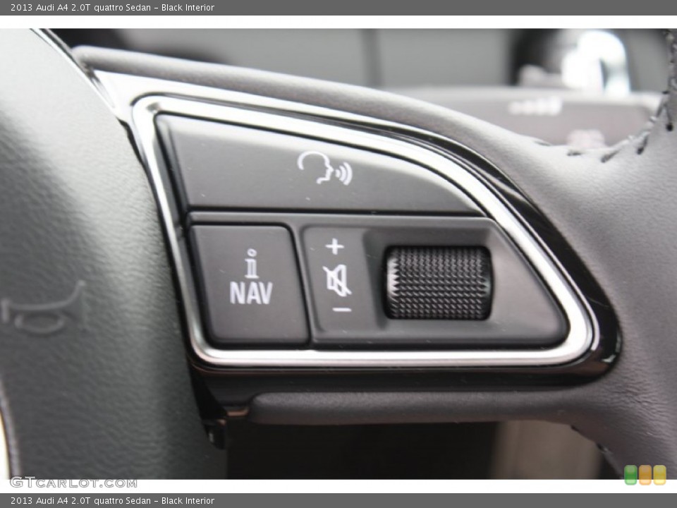 Black Interior Controls for the 2013 Audi A4 2.0T quattro Sedan #78804965