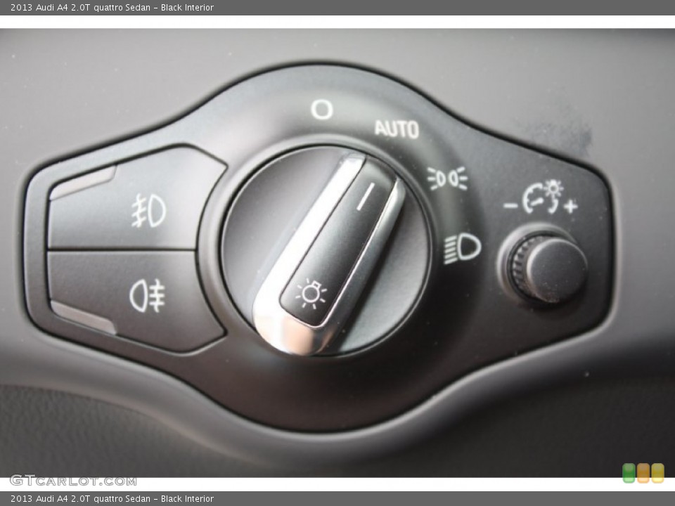 Black Interior Controls for the 2013 Audi A4 2.0T quattro Sedan #78805003