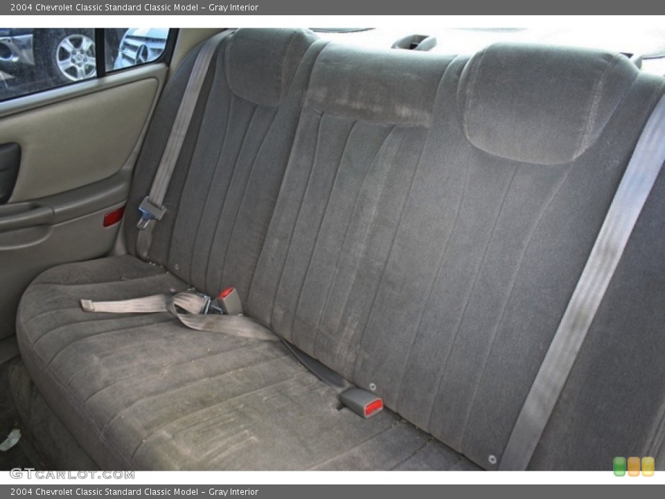 Gray Interior Rear Seat for the 2004 Chevrolet Classic  #78806380