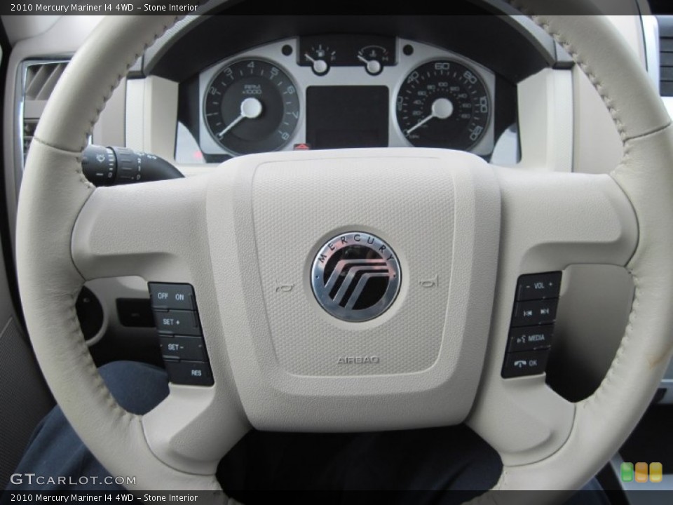 Stone Interior Steering Wheel for the 2010 Mercury Mariner I4 4WD #78806557