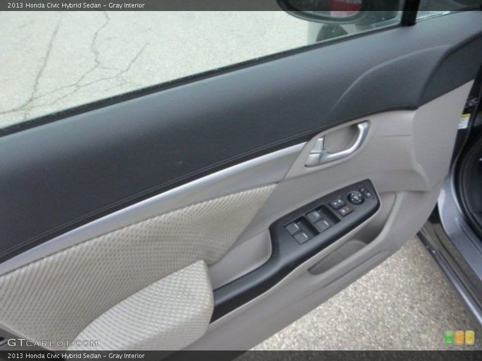 Gray Interior Door Panel for the 2013 Honda Civic Hybrid Sedan #78807632