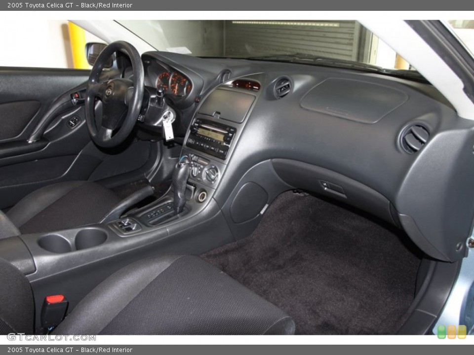 Black/Red Interior Dashboard for the 2005 Toyota Celica GT #78807698