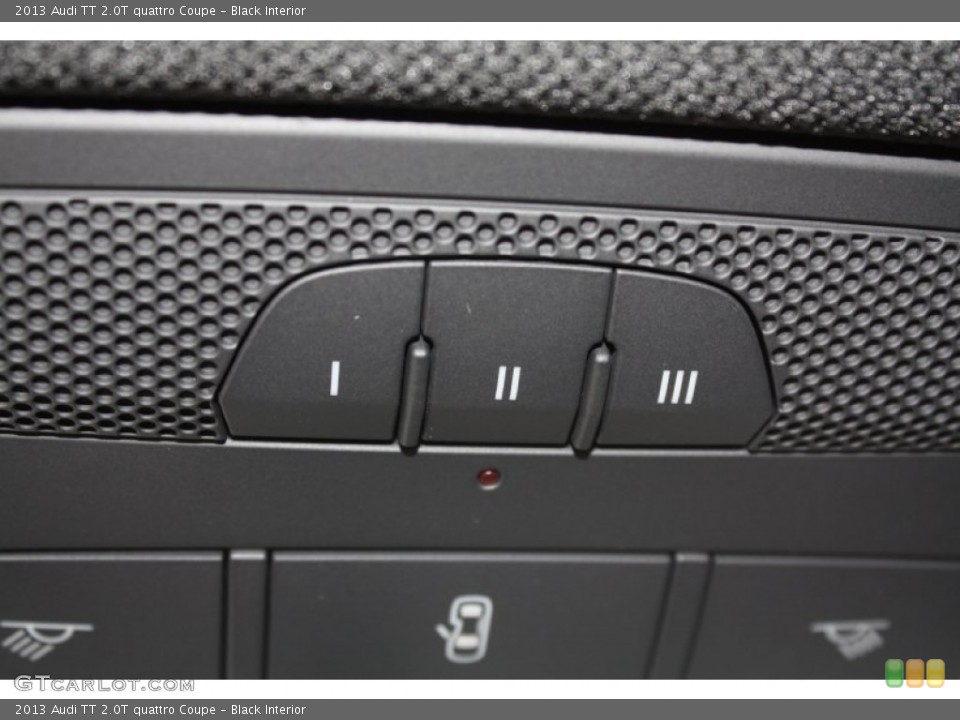 Black Interior Controls for the 2013 Audi TT 2.0T quattro Coupe #78808511