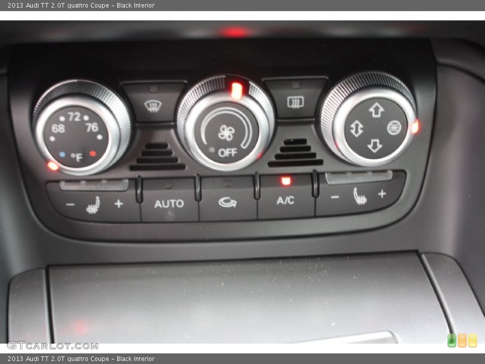 Black Interior Controls for the 2013 Audi TT 2.0T quattro Coupe #78808572