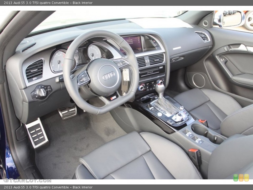 Black Interior Photo for the 2013 Audi S5 3.0 TFSI quattro Convertible #78808661