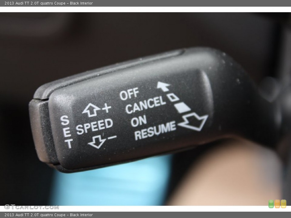 Black Interior Controls for the 2013 Audi TT 2.0T quattro Coupe #78808666