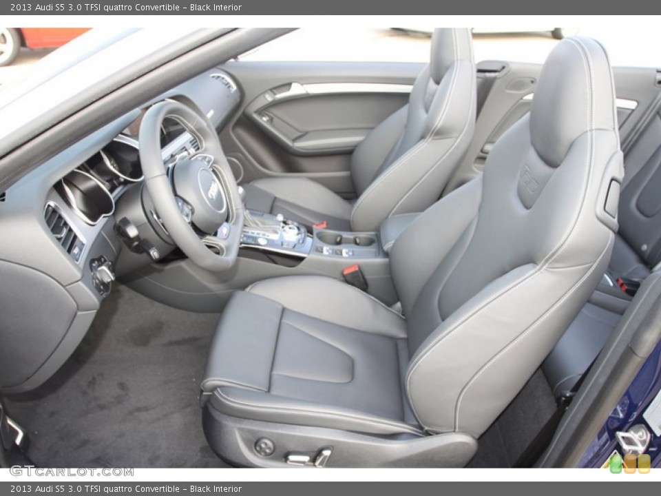 Black Interior Front Seat for the 2013 Audi S5 3.0 TFSI quattro Convertible #78808682