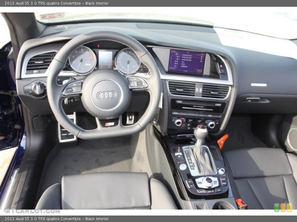 Black Interior Dashboard for the 2013 Audi S5 3.0 TFSI quattro Convertible #78808744