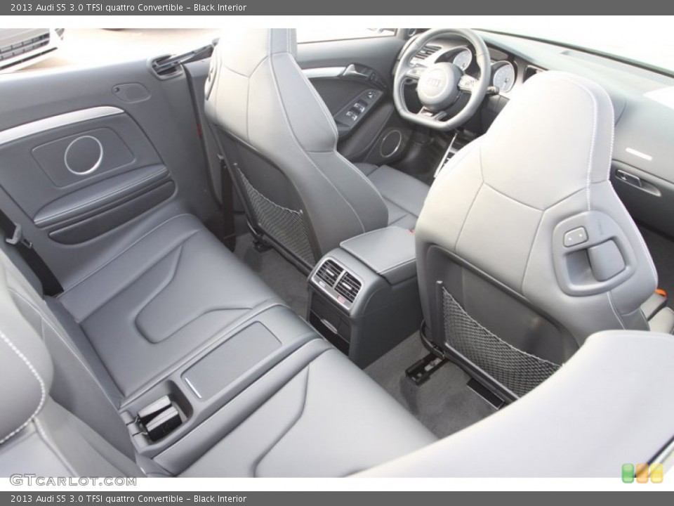 Black Interior Rear Seat for the 2013 Audi S5 3.0 TFSI quattro Convertible #78808801