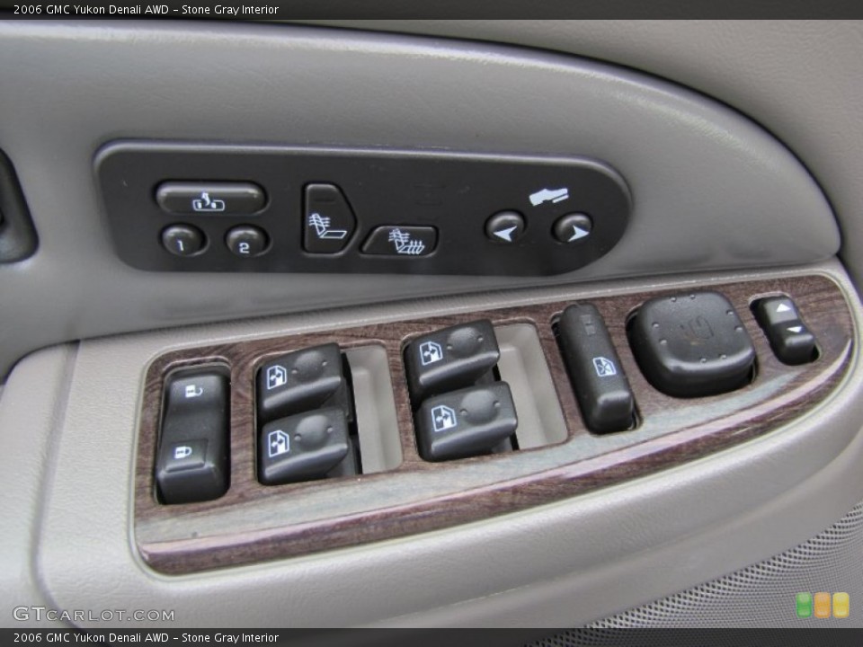 Stone Gray Interior Controls for the 2006 GMC Yukon Denali AWD #78808906