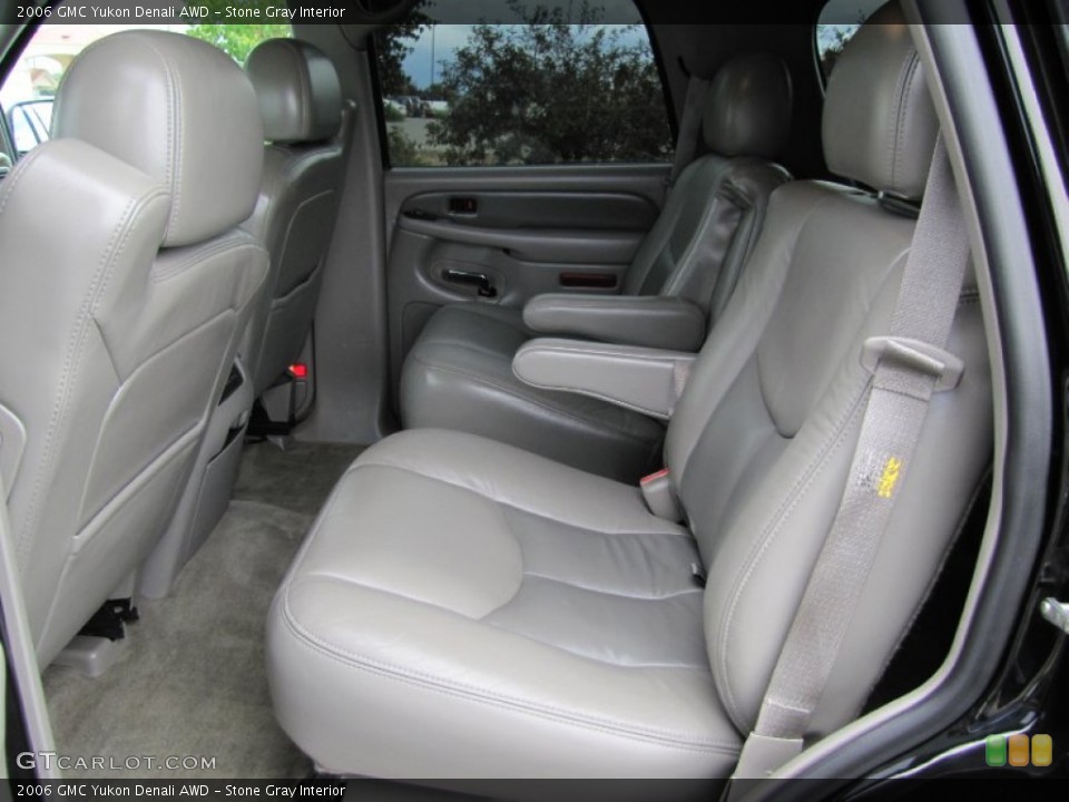 Stone Gray Interior Rear Seat for the 2006 GMC Yukon Denali AWD #78809195