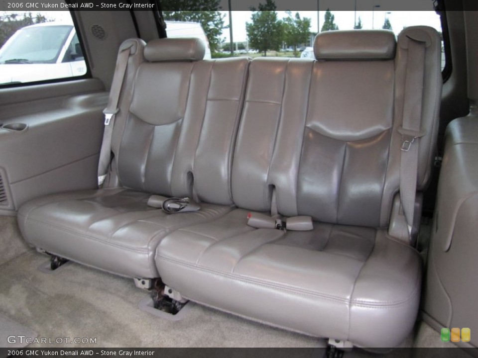 Stone Gray Interior Rear Seat for the 2006 GMC Yukon Denali AWD #78809236
