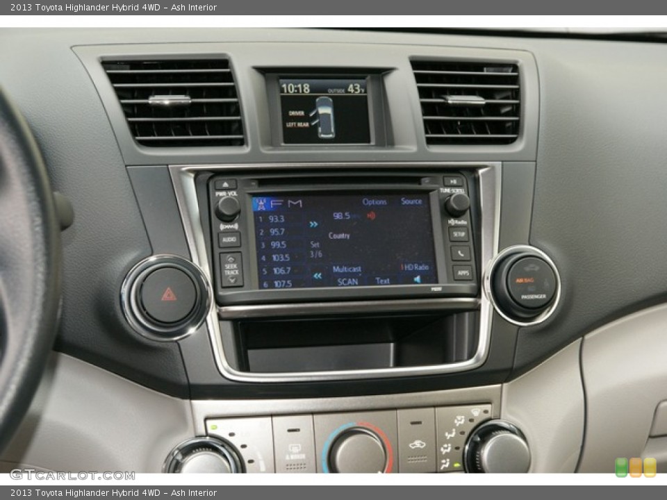 Ash Interior Controls for the 2013 Toyota Highlander Hybrid 4WD #78809486