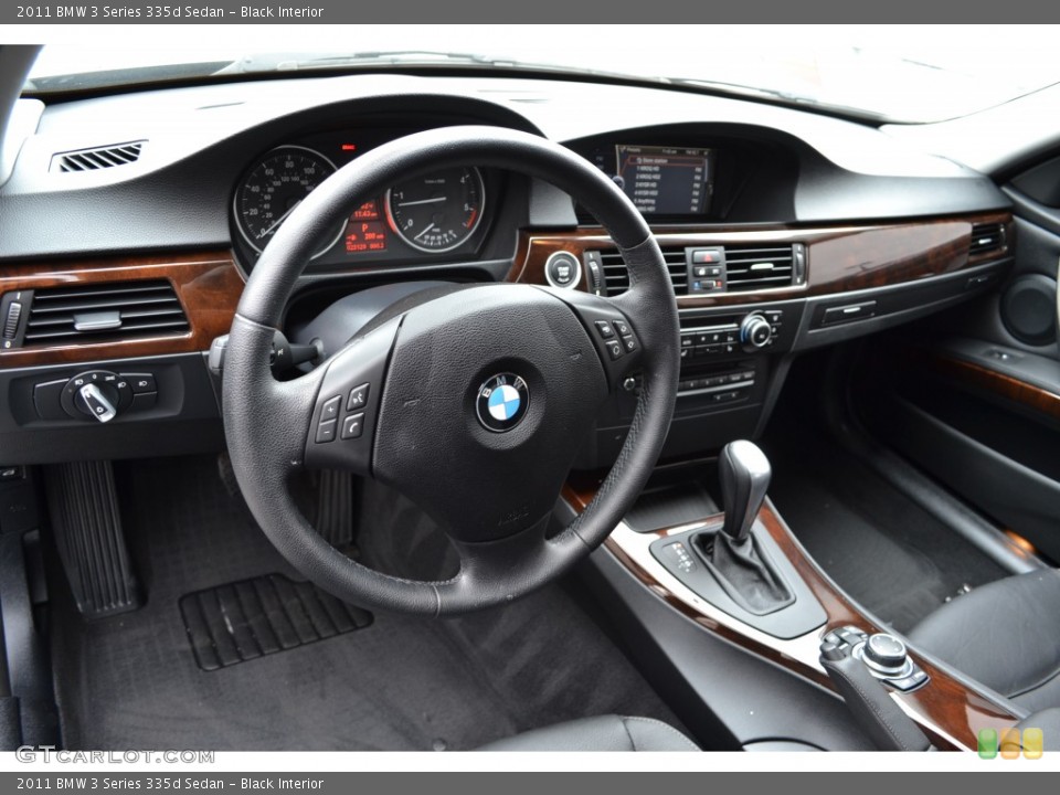 Black Interior Dashboard for the 2011 BMW 3 Series 335d Sedan #78809744