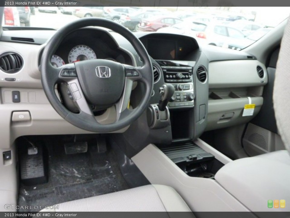 Gray Interior Prime Interior for the 2013 Honda Pilot EX 4WD #78809871