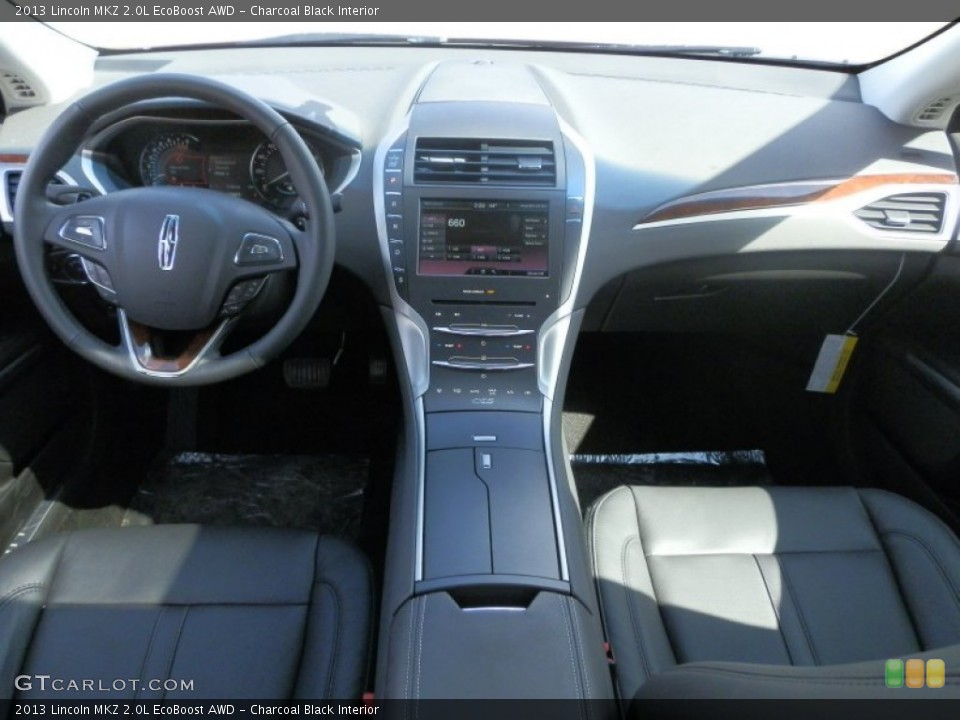 Charcoal Black Interior Dashboard for the 2013 Lincoln MKZ 2.0L EcoBoost AWD #78809945