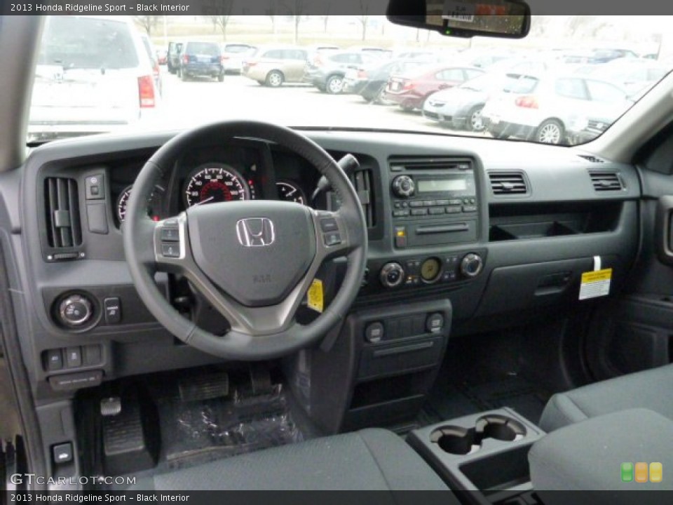 Black Interior Dashboard for the 2013 Honda Ridgeline Sport #78810191