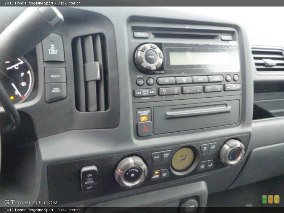 Black Interior Controls for the 2013 Honda Ridgeline Sport #78810276