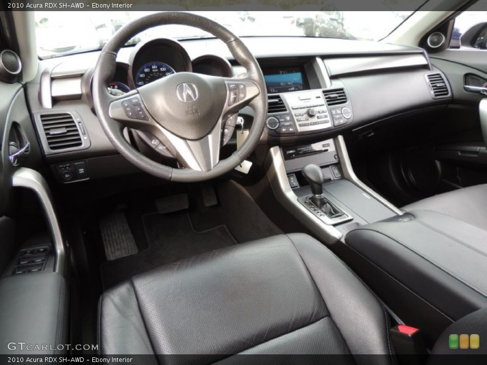 Ebony 2010 Acura RDX Interiors