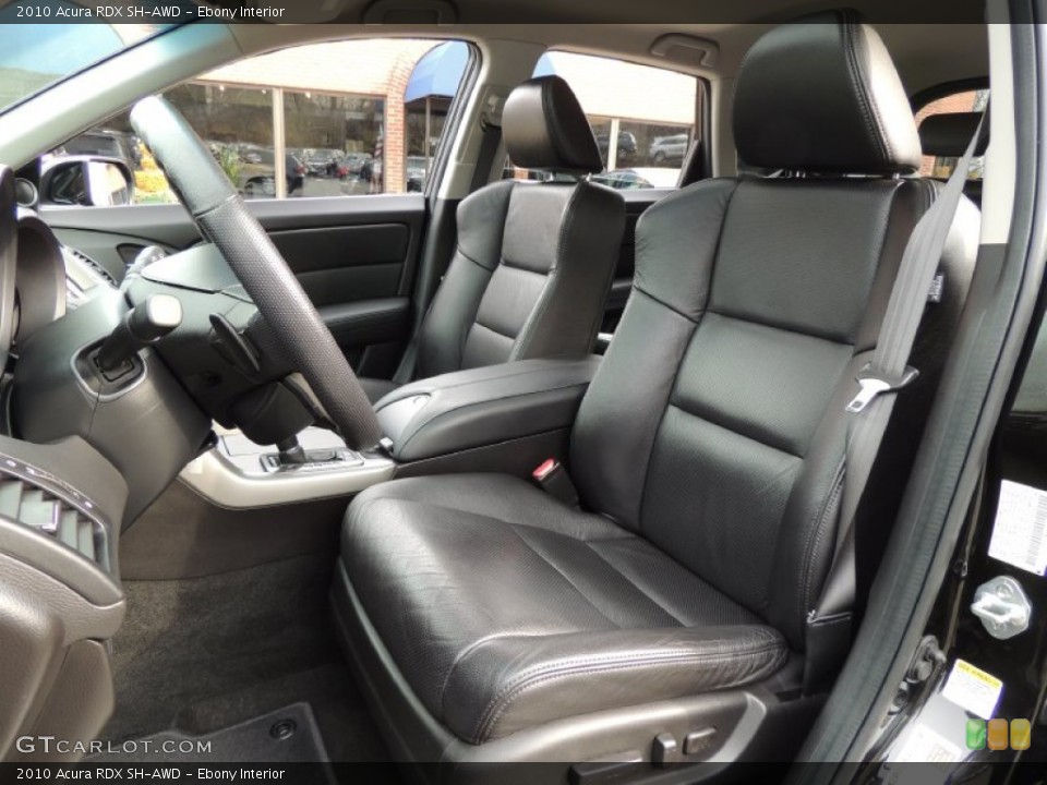 Ebony Interior Front Seat for the 2010 Acura RDX SH-AWD #78810347