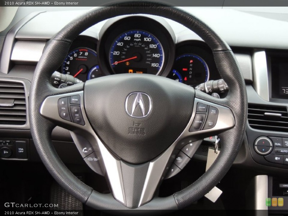 Ebony Interior Steering Wheel for the 2010 Acura RDX SH-AWD #78810439