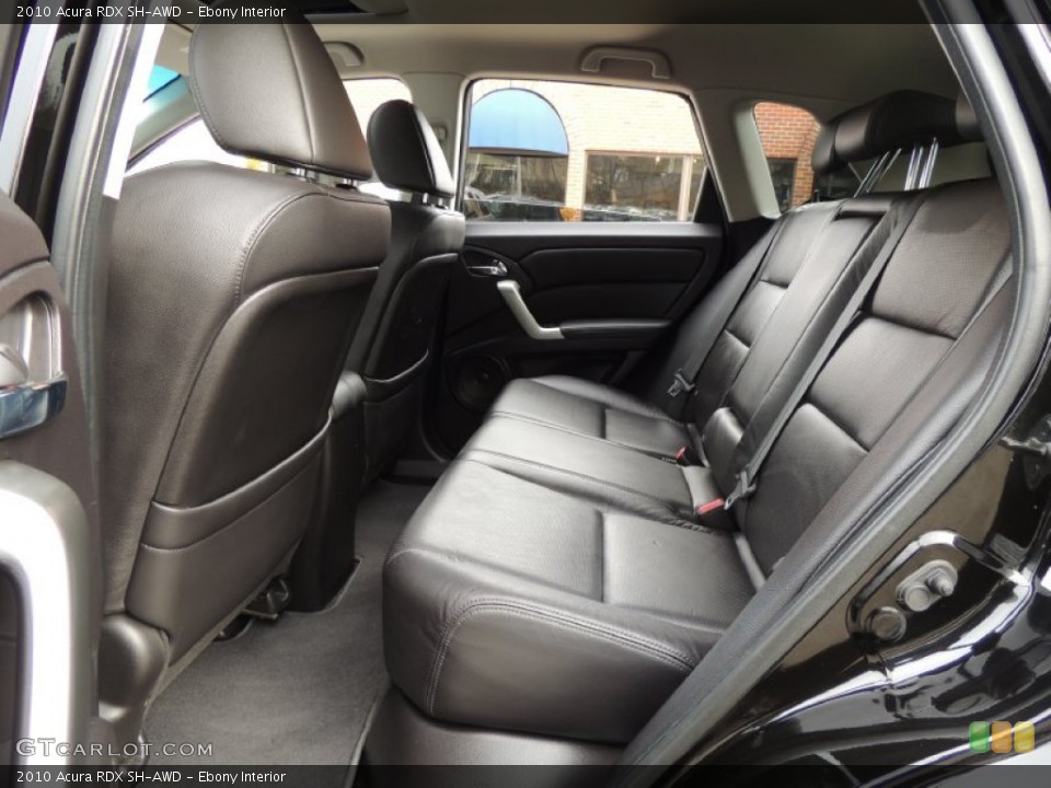 Ebony Interior Rear Seat for the 2010 Acura RDX SH-AWD #78810518