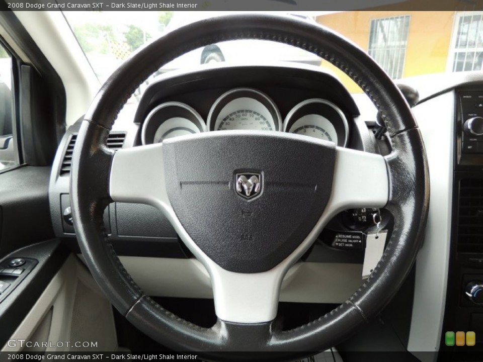 Dark Slate/Light Shale Interior Steering Wheel for the 2008 Dodge Grand Caravan SXT #78810583