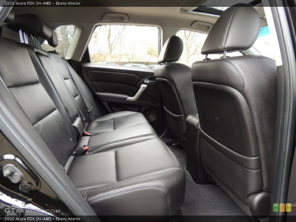 Ebony Interior Rear Seat for the 2010 Acura RDX SH-AWD #78810597