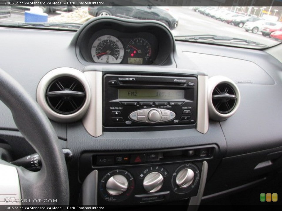 Dark Charcoal Interior Controls for the 2006 Scion xA  #78810608