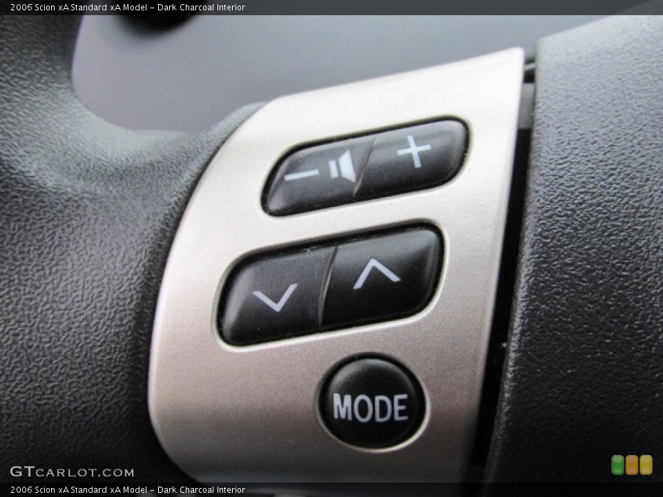 Dark Charcoal Interior Controls for the 2006 Scion xA  #78810671