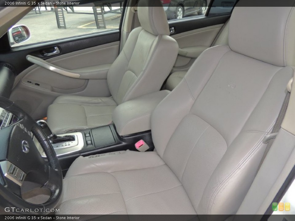 Stone Interior Front Seat for the 2006 Infiniti G 35 x Sedan #78811098
