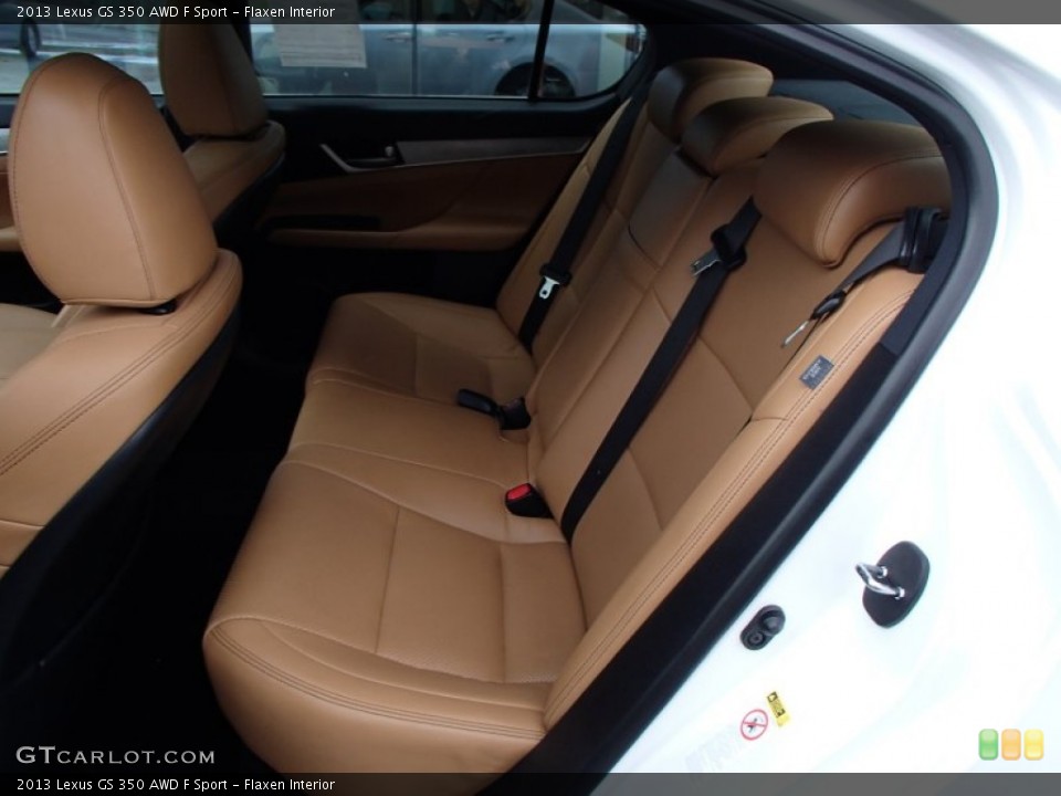 Flaxen Interior Rear Seat for the 2013 Lexus GS 350 AWD F Sport #78812540