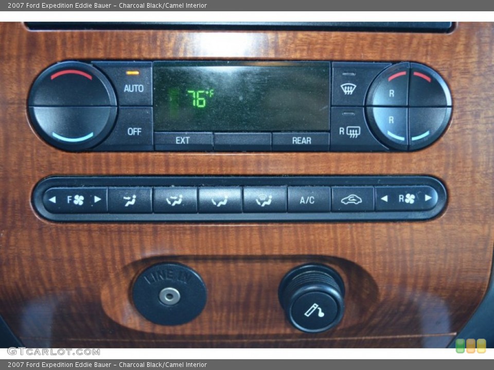 Charcoal Black/Camel Interior Controls for the 2007 Ford Expedition Eddie Bauer #78812933