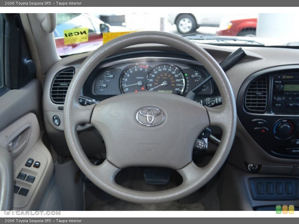 Taupe Interior Steering Wheel for the 2006 Toyota Sequoia SR5 #78813568