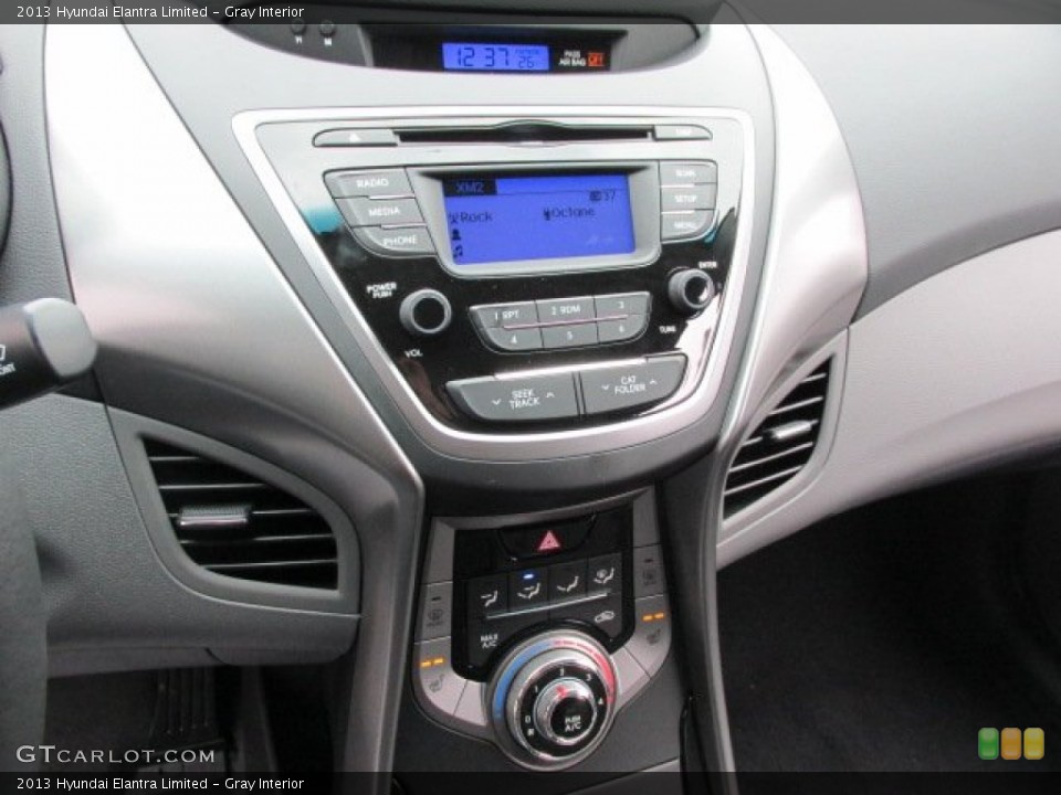 Gray Interior Controls for the 2013 Hyundai Elantra Limited #78814548