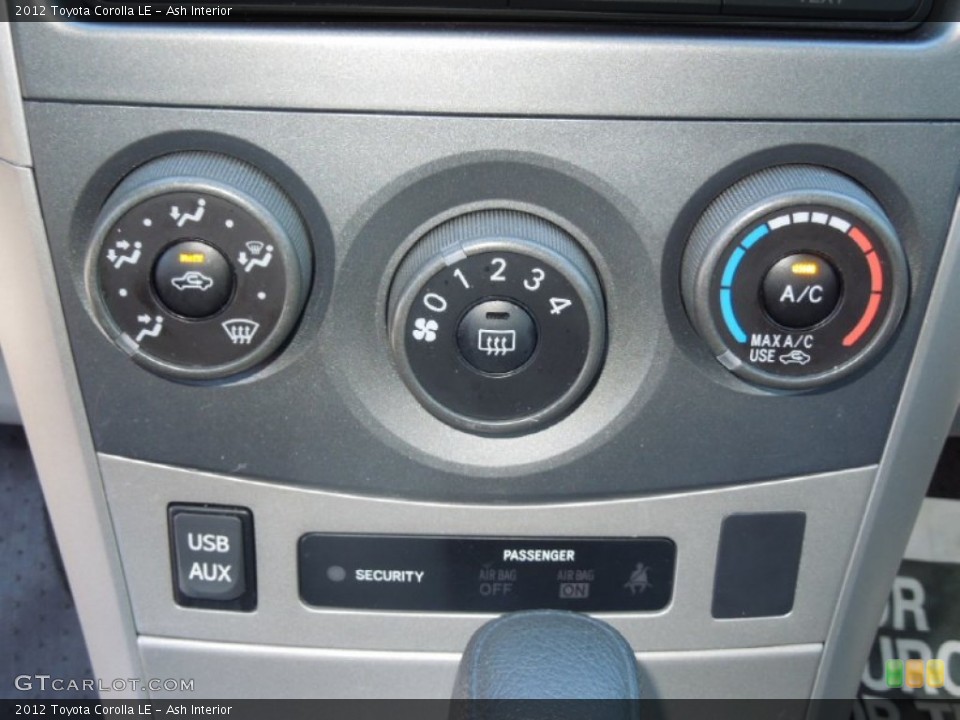 Ash Interior Controls for the 2012 Toyota Corolla LE #78815189