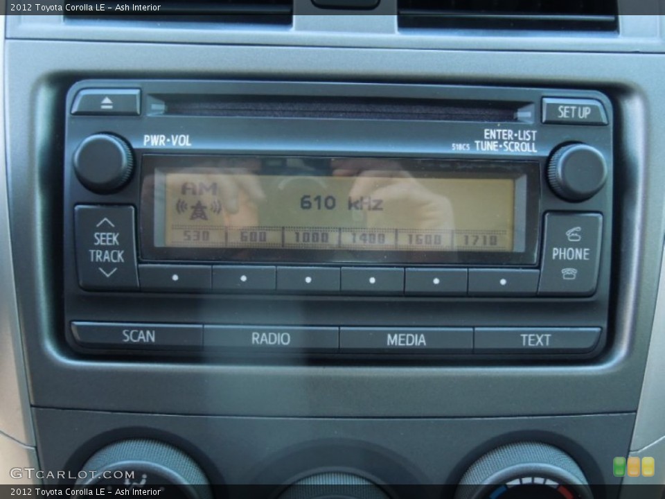 Ash Interior Audio System for the 2012 Toyota Corolla LE #78815218