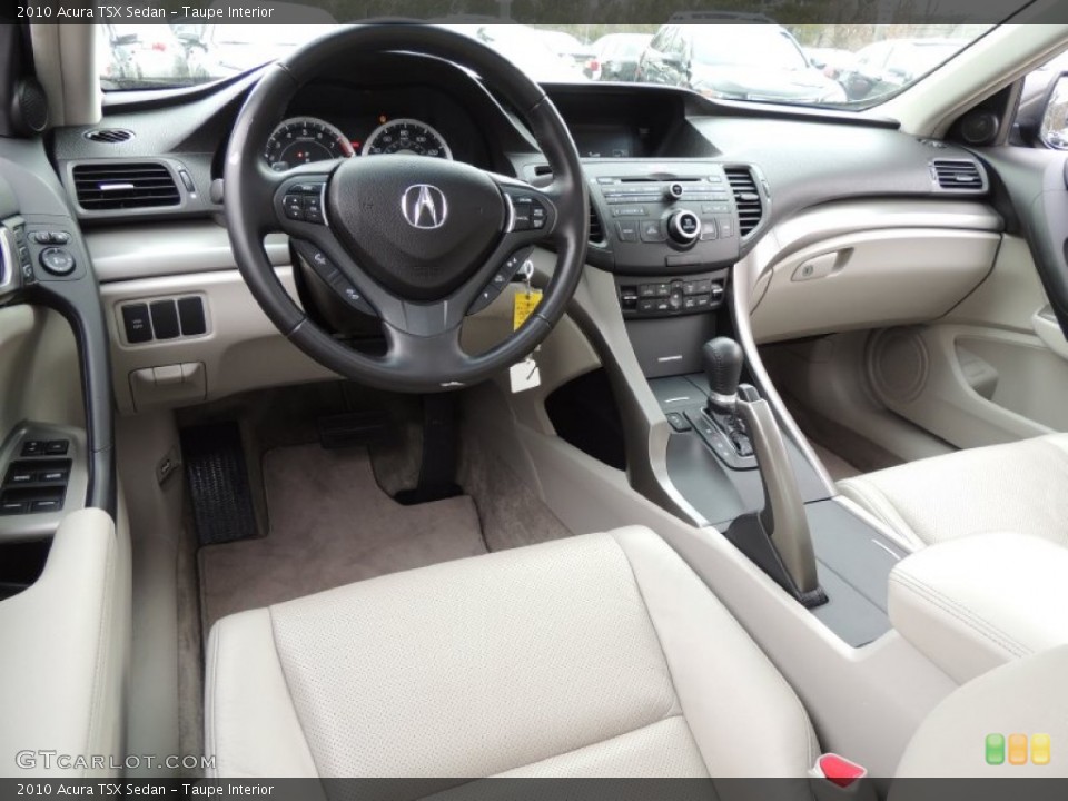 Taupe Interior Prime Interior for the 2010 Acura TSX Sedan #78815548