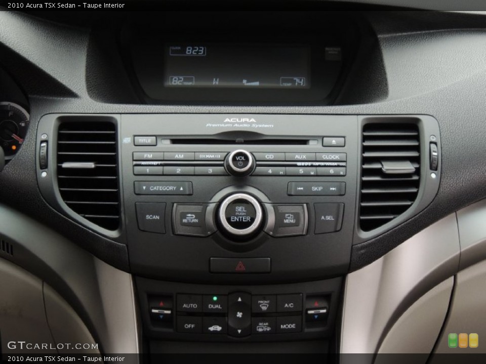 Taupe Interior Controls for the 2010 Acura TSX Sedan #78815647