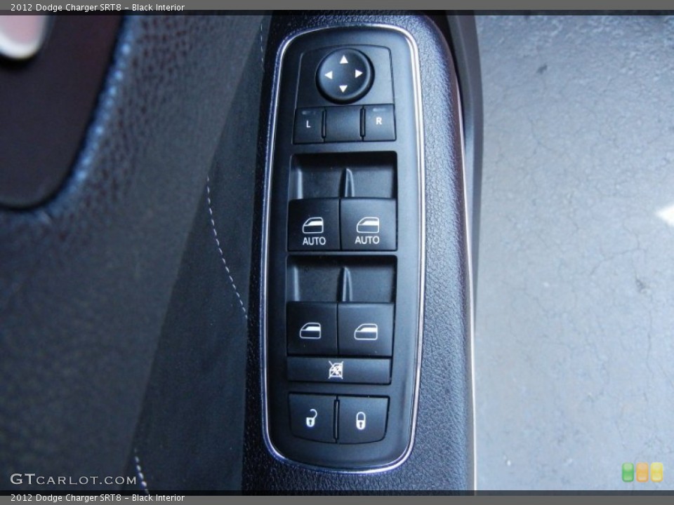 Black Interior Controls for the 2012 Dodge Charger SRT8 #78815723