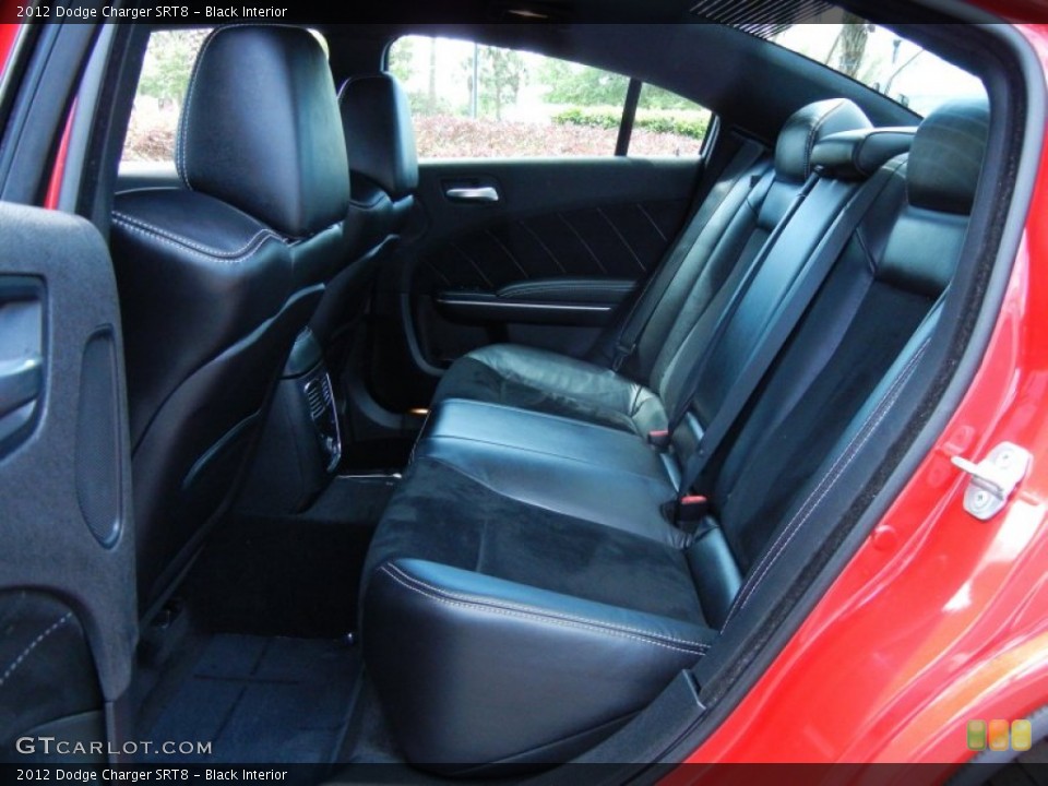 Black Interior Rear Seat for the 2012 Dodge Charger SRT8 #78815735