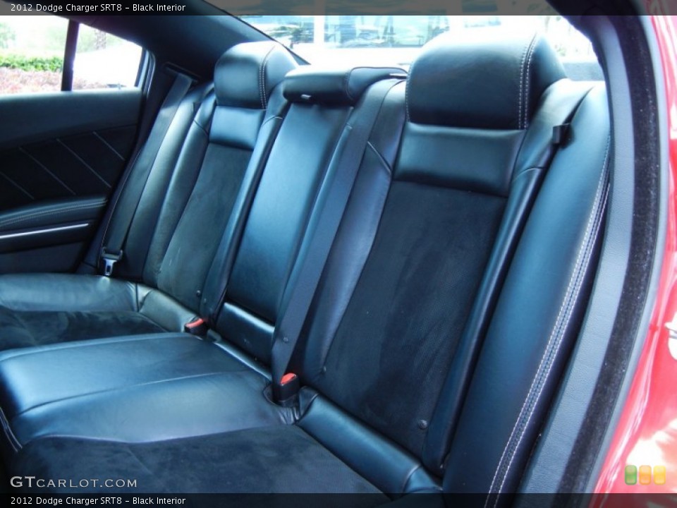 Black Interior Rear Seat for the 2012 Dodge Charger SRT8 #78815755