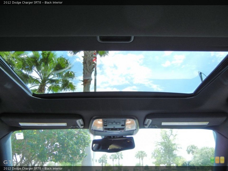 Black Interior Sunroof for the 2012 Dodge Charger SRT8 #78815820
