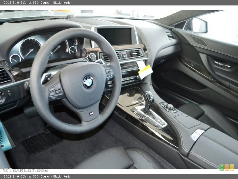 Black Interior Prime Interior for the 2013 BMW 6 Series 650i Coupe #78816314