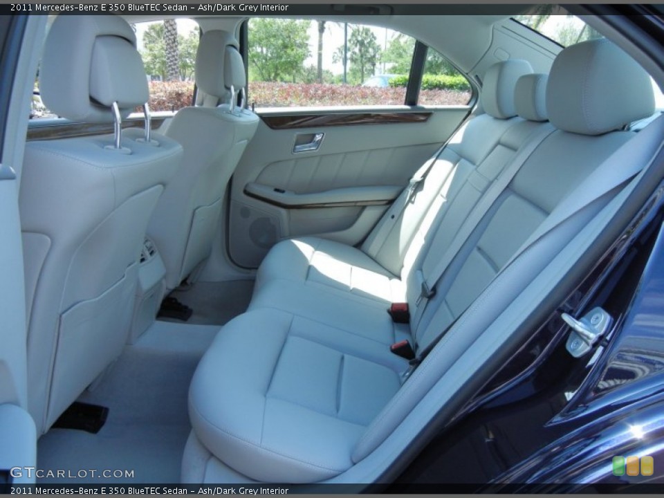 Ash/Dark Grey Interior Rear Seat for the 2011 Mercedes-Benz E 350 BlueTEC Sedan #78816389