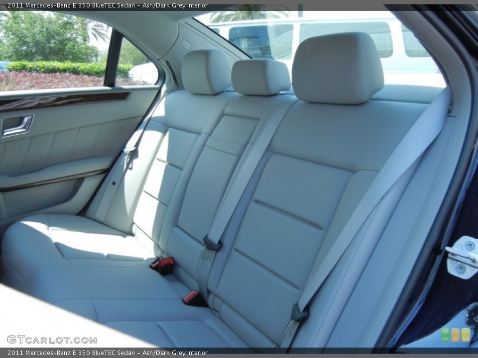 Ash/Dark Grey Interior Rear Seat for the 2011 Mercedes-Benz E 350 BlueTEC Sedan #78816404