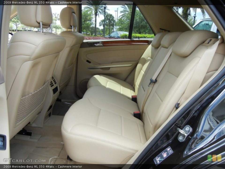 Cashmere Interior Rear Seat for the 2009 Mercedes-Benz ML 350 4Matic #78817031