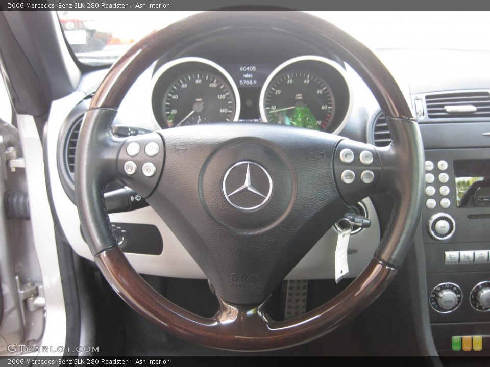 Ash Interior Steering Wheel for the 2006 Mercedes-Benz SLK 280 Roadster #78818111
