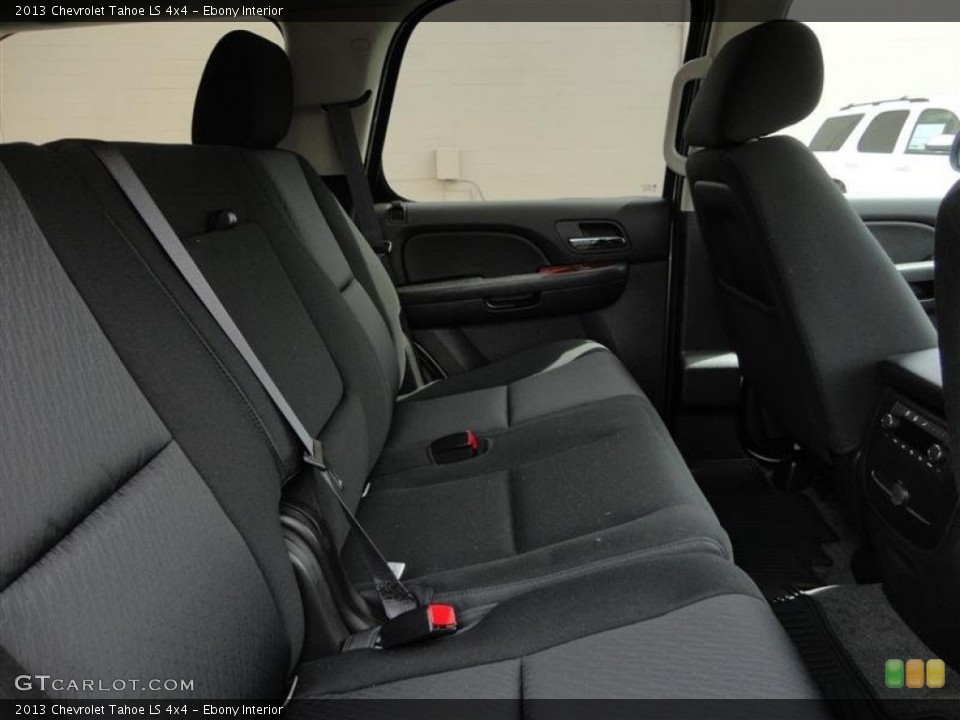 Ebony Interior Rear Seat for the 2013 Chevrolet Tahoe LS 4x4 #78818699
